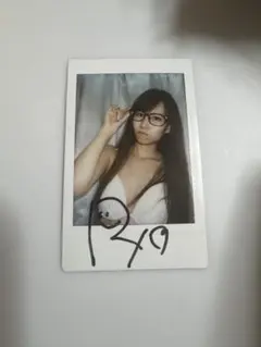 ◆橋本涼（前原友紀） 直筆サイン入りチェキ セクシー女優 前原友紀 (橋本涼) 直筆サイン入りブロマイド 写真 グラビア セクシー
