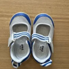 IFME 上履き 14.0 ホワイト/ブルー