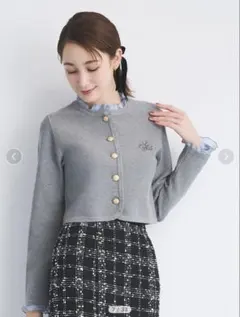 セルフォード フリルデタッチャブルカーディガン