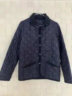 LAVENHAM✖️LAPIS BEAMS 紺キルティングコート36