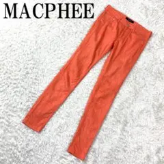 MACPHEE マカフィー カラースキニーパンツ オレンジ 34 B321