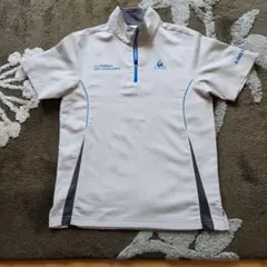 le coq sportif ゴルフ 半袖 ハーフジップ シャツのサムネイル