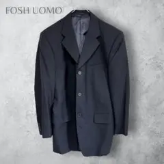 【FISH UOMO】　テーラードジャケット　メンズ　フォーマル　綺麗め　黒