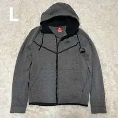 美品✨ NIKE テックフリース フルジップパーカー グレー セントラルシー