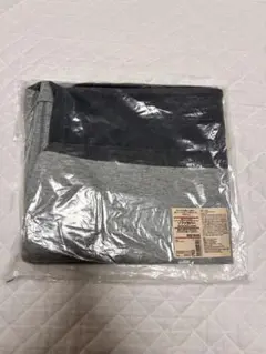 未使用★無印良品MUJI ソファカバー 杢グレー 体にフィットするソファーカバー