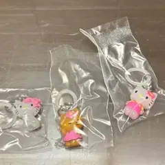 ハローキティめじるしアクセサリー 日焼け お花 チャーミーキティ ガチャガチャ