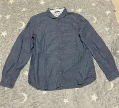 earth music&ecology ボタン付き長袖シャツ アース