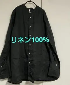 定価2万円前後　KELEN　リネン100%　ドレスシャツ　黒　ケレン　ビショップのサムネイル