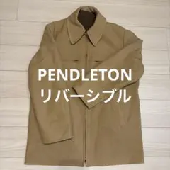 【70sヴィンテージ】PENDLETON リバーシブル ウールハーフコート XLのサムネイル