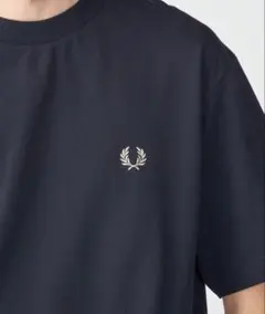 【完売品】FRED PERRY: SOLOTEX(R) 鹿の子 ロゴ Tシャツ