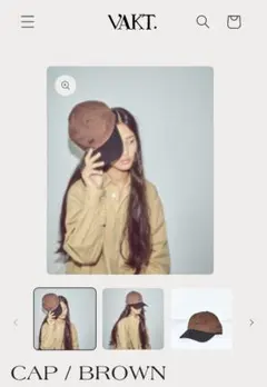 vakt. HIYOKE キャップ　百々千晴　ブラック VAKT. バクト キャップ ネイビー 百々千晴 新品未使用 シシクイ