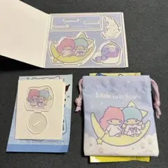 サンリオ セリア ビックアクリルスタンド プチ巾着 キキララ