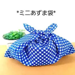 ミニあずま袋◇手拭い◇エコバック◇ハンドメイド【サメ柄・水色