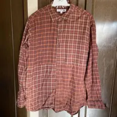 UNIQLO✖︎JWANDERSON ブラウン チェックネルシャツ Lサイズ