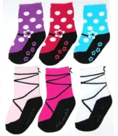 新品☆バレリーナソックス☆6足セット☆ 12-24ヶ月