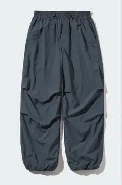 ユニクロ　パラシュートパンツ　グレー　XS