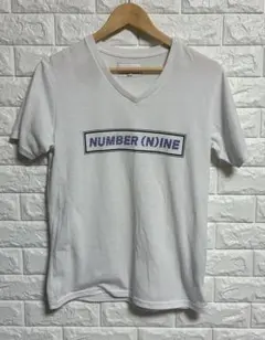 NUMBER （N）INE ボックスロゴVネックTシャツ サイズSのサムネイル