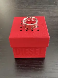 DIESEL ロゴ入りシルバーリング