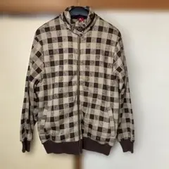【海外限定】ジョーダンブランドライフスタイルチェック柄ブルゾンLのサムネイル