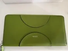 WAKO 和光 MANACO ロングウォレット イエローグリーン 長財布 黄緑のサムネイル