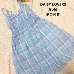 未使用　デイジーラバーズ　ギンガムチェック　りぼん　フリル　ワンピースのサムネイル