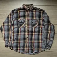 好配色 70s80s USA製 FIVE BROTHER ヘビネル ネルシャツ