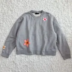 Alanui Grey Hawaiian Map Sweatshirt M