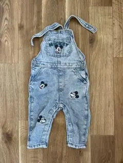 H&M 미키 데님 바지 80cm