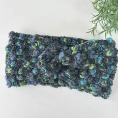 63｜ヘアバンド｜ヘアターバン｜毛糸ハンドメイド｜ツイストデザイン