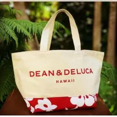 新品 DEAN & DELUCA ハワイ限定 トートバッグ RED Sサイズ