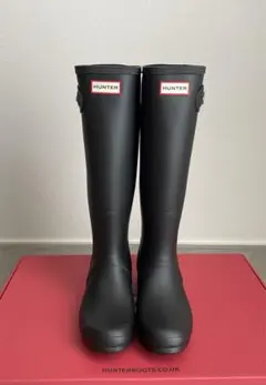 Yui様専用　 【25㎝】HUNTER ロング レインブーツ 雨靴 ブラック 黒