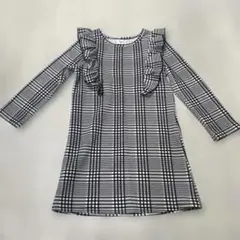 SHEIN チェック柄 フリルワンピース
