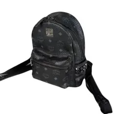 MCM スタッズ バックパック ブラック