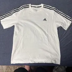 adidas アディダス 3ストライプ Tシャツ ホワイトのサムネイル