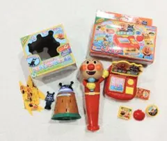 アンパンマン　ANPANMAN　おもちゃセット　レジ　マイク　ばいきんまん