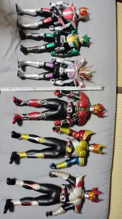 仮面ライダー フィギュア 7体セット
