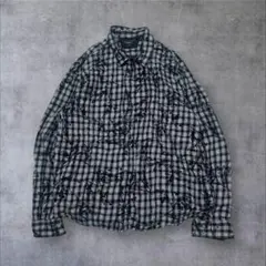 ゆ*ぅ様 【Calvin Klein Jeans】レア総柄チェックメンズ長袖シャ