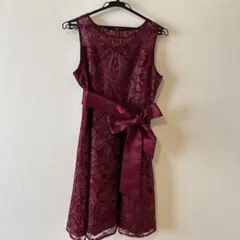 美品】【値下】Dorry Doll 結婚式 パーティドレスセット ワインレッド 