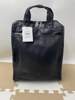 【１０ポケット！】アネログランデ 合皮トート型リュック GTM1021 BK