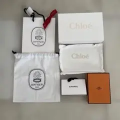 Chloé CHANEL 他 ギフトボックス、ギフトバッグ　セット