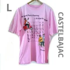 ✨夏　良品　カステルバジャック 　Tシャツ　アニマルプリント　ブランド刺繍　Lのサムネイル