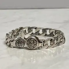 ビンテージブレスレット☆S925刻印あり重厚117g ☆検索シルバー 