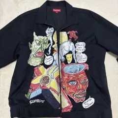 Supreme スカジャン ネイビー/シルバー バラ刺繍 2026年最新】SUPREME メンズ スカジャンの人気アイテム - メルカリ