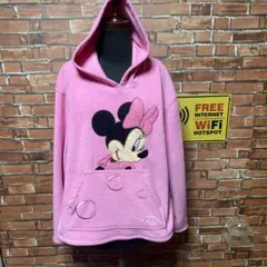 Disney PARIS ミニー　フリース　パーカー