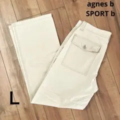 90s00s agnes.b sportワイドチノパン