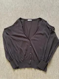 earth music&ecology ブラウン Vネック 長袖カーディガン