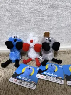 パペットスンスン ひっかけマスコット 全3種 (SET)