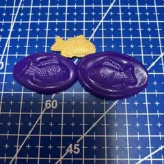 ミニチュアスイーツ　和菓子　たい焼き　フェイク　粘土　型　シリコンモールド