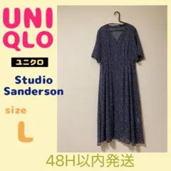 UNIQLO スタジオ サンダーソン フォー ユニクロ シフォンワンピースL