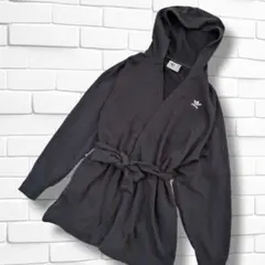 【希少デザイン】adidas アディダス スウェットパーカー ベルト付 M相当